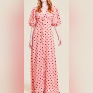 Pearl by Lela Rose
Polka Dot Print Long Dress